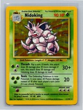 Nidoking Holo Rare Base Set 011/102 LP