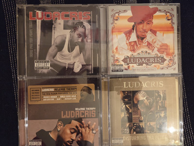 Ludacris Lot Of 4 CDs (Back For The First Time, Red Light, Release Therapy, Luda