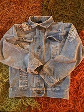Vintage 90s Kids Tartufo Denim Jacket Made in USA Youth Jean Jacket