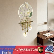 Electric Wall Art Hanging Decoration With LED Warm Lighting  Remote Control