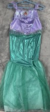Disney Store Ariel Mermaid Costume Dress Up Theater Halloween Size Medium 7/8