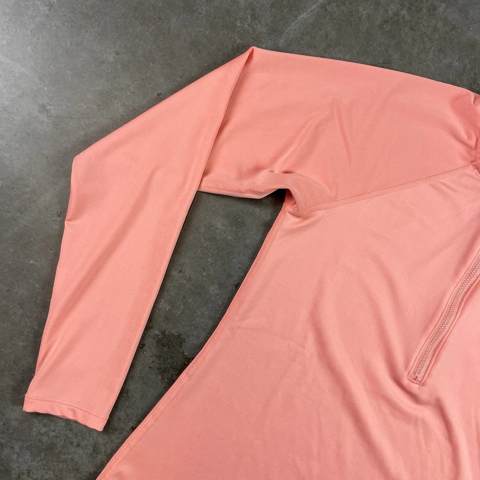 Camisa de compresión Hurley para mujer pequeña rosa elástica secado rápido UPF 50+ al aire libre Foto 2 de 4