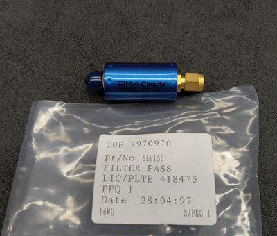 Mini-Circuits LPF Tiefpassfilter RF Mikrowelle * Modell SLP-150 * 19652 *