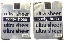 2 Pair One Size Ultra Sheer Pantyhose