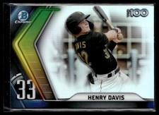 2022 Topps Bowman Chrome Top 100 Refractor #BTP-33 Henry Davis