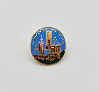 Vintage Smithsonian Institution Washington DC Souvenir Pin Pinback Enamel