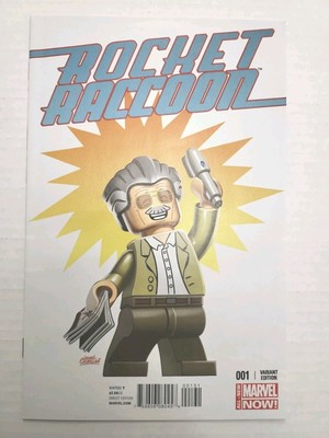 Rocket Raccoon #1 Stan Lee Lego Leonel Castellani Variant Cover 2014 