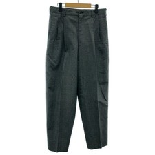 Used Comme Des Garcons Homme Slacks 90S Vintage 90 Old Wool Pants Zip Fly Check