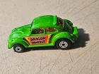 LESNEY MATCHBOX SUPERFAST #43 DRAGON WHEELS GREEN VW BUG 1972 BX#4 NICE PIECE