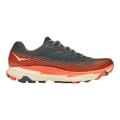 HOKA Torrent 2 Trail Running Shoe in Gray Orange | Women's