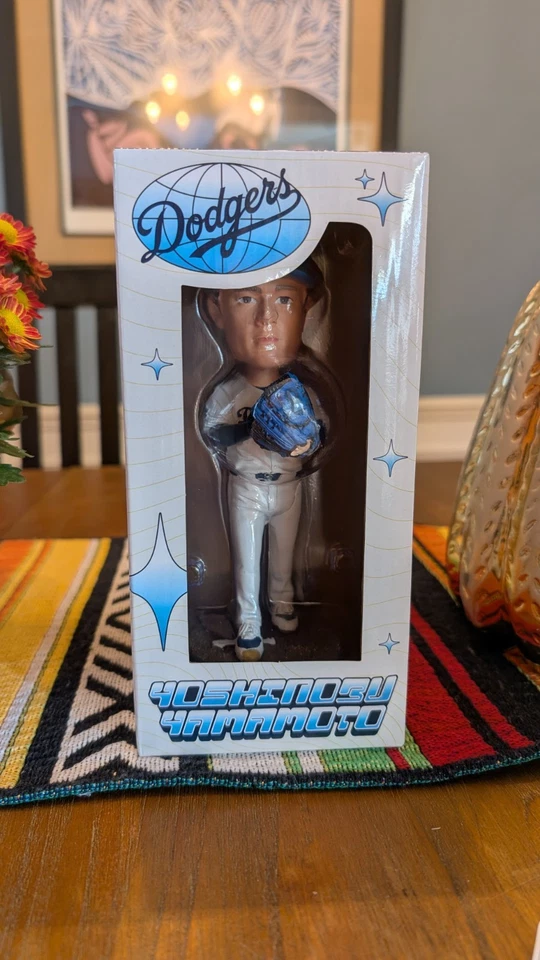 💙World ⚾ Series Yoshinobu Yamamoto & Roki Sasaki SGA Bobbleheads Dodgers 2025💙 - Image 2 of 4