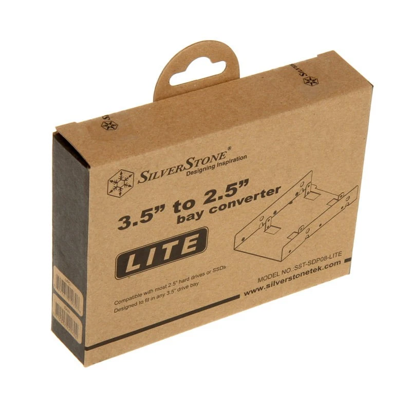 SilverStone SDP08 8,89 cm (3.5") Pannello portante Metallico G56SDP0803LT020 - Immagine 2 di 2