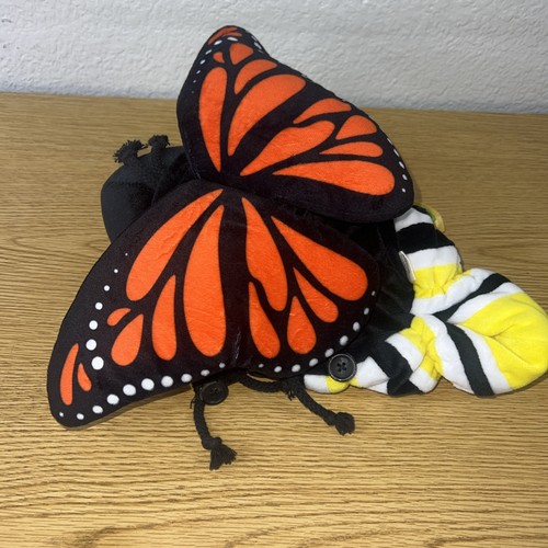 Kiwico Metamorphosing Transforming Caterpillar/Monarch Butterfly Stuffed Plush - Picture 5 of 11