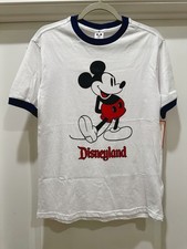 Disney Parks Disneyland Mickey Mouse Ringer Tee T-Shirt - Unisex Adult SMALL