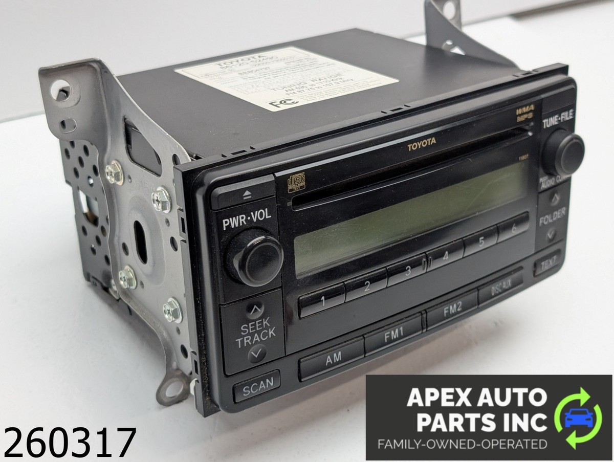 OEM 2007 Toyota Yaris 1.5L A/V EQUIPMENT CD MP3 RADIO CONTROL | eBay