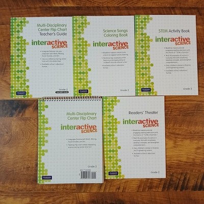 Pearson STEM Grade 2 Interactive Science Activity Coloring Reader Resource Pack
