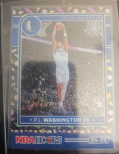 2024-25 Panini Nba Hoops - PJ Washington Jr. #39 Blue Scope /99