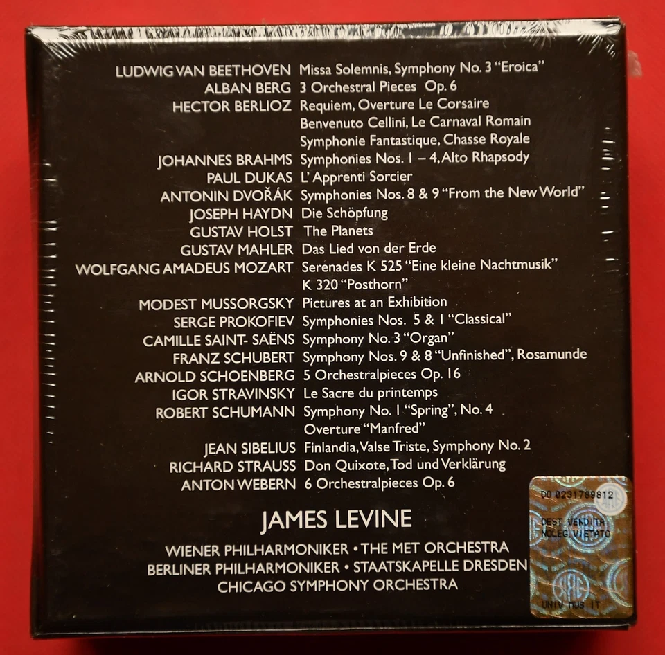 JAMES LEVINE - THE ART OF JAMES LEVINE - BOX SET - EU - 2015 - 23x CD / SEALED ! - Bild 2 von 4
