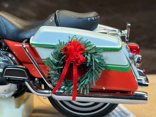 Franklin Mint 2007 Christmas Harley Davidson Road King Limited Edition 1:10 - Picture 5 of 24
