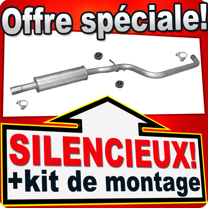 Silencieux intermédiaire VW Golf 5 pour stopper les bruits d'échappement