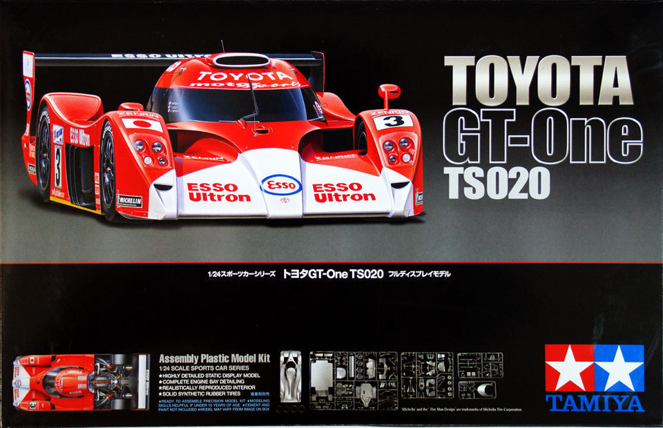 Tamiya 24222 1/24 Scale Model Car Kit Toyota GT-One TS020 1999 24