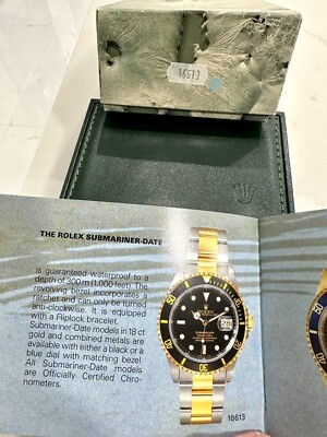 ROLEX 16613 保証書 16613 D番 保証書/箱 2005年 ロレックス ROLEX サブマリーナ