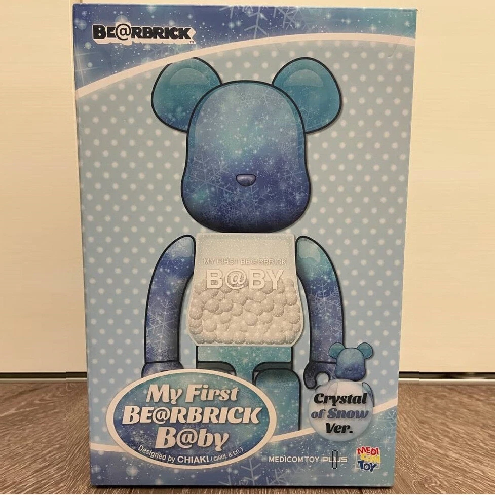 Medicom Toy BE@RBRICK 400% Figure My First B@BY Crystal of Snow Ver. Blue  Japan