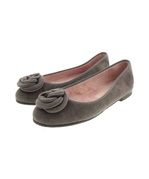 Pretty Ballerinas Ballet Shoes/Opera Shoes Gray 37(Approx. 23.5cm) 2200282293178