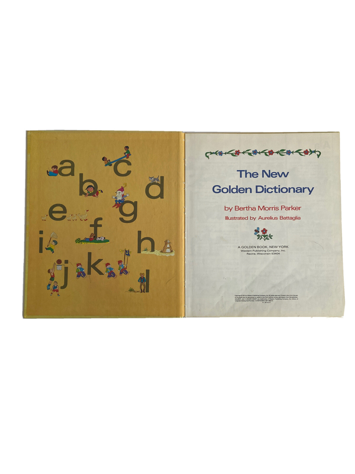 The New Golden Dictionary by Bertha M. Parker (1972, Hardcover