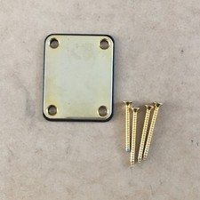 Vintage Fender Reissue Relic Tele Neck Plate Electric Guitar Aged Gold Neckplate