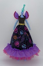 Monster High 2023 Howliday Dia De Muertos Skelita Calaveras Doll Outfit Dress G1