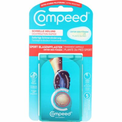 COMPEED Blasenpflaster unter den Füßen 5 St PZN05738839
