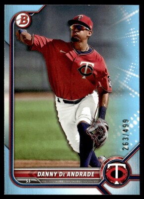2022 Bowman Draft Sky Blue 263/499 Danny De Andrade #BD-107 TS7