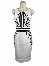 Party Club Wear Bodycon Michelle Keegan in White Size 8/M