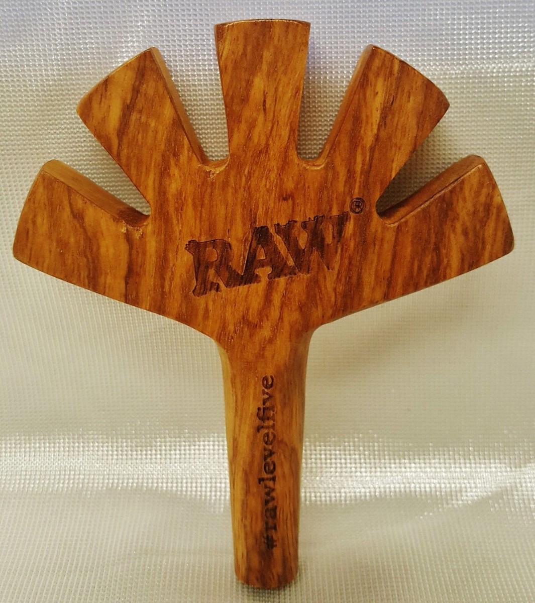 Lot of 2 New RAW Wood Level Five Wooden Holder Free Shipping