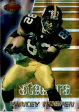 1996 Bowman's Best #77 Yancey Thigpen Atomic Refractors Pittsburgh Steelers