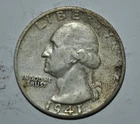 1941 S George Washington Silver Quarter  {{{6609