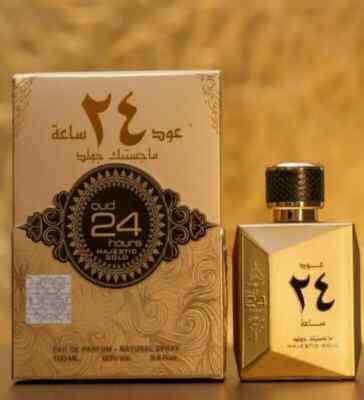 ARD AL ZAAFARAN OUD 24 HOURS MAJESTIC GOLD PERFUME FOR MEN AND WOMEN 100 ML EDP.
