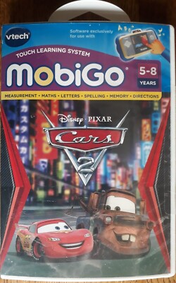 VTECH MOBIGO: CARS 2 - DISNEY PIXAR (TOUCH LEARNING SYSTEM GAME) *NEU/SEALED*