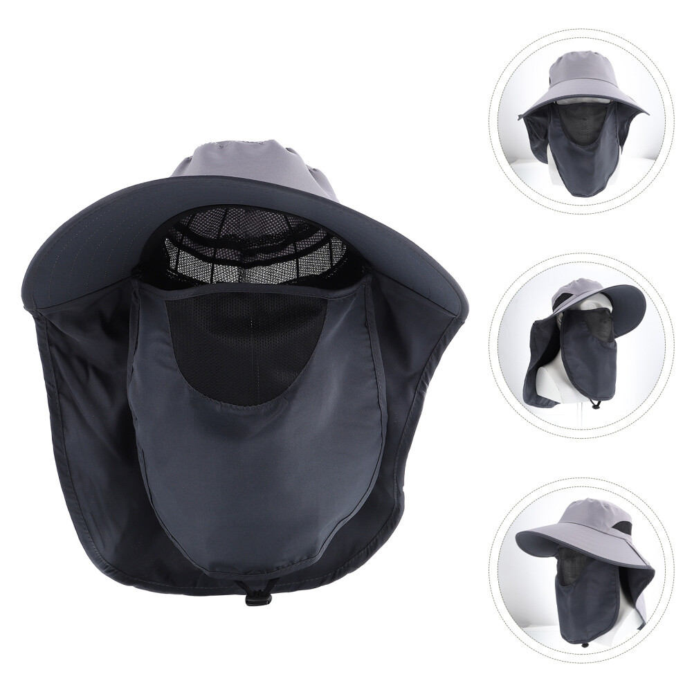 Breathable Sun Protection Bucket Hat for Men Hiking Fishing