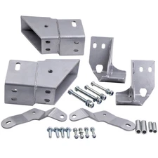 4.5-8" Lift Control Arm Drop Bracket Kit w/Hardware For Jeep Cherokee XJ 1984-01