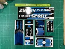 Haro sport black bmx sticker decals
