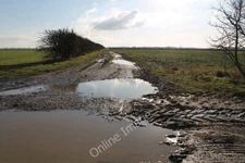 Photo 6x4 Muddy track off Carr Lane Atterby  c2012