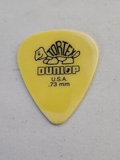Dunlop 418P.73 Tortex Standard .73mm Yellow Guitar Picks 12-Pack A77i