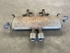 15 16 17 Jaguar F Type X152 Rear Exhaust Muffler Pipe W/Tips 3.0L 1447 OEM