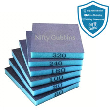 6Pcs Wet Dry Sanding Sponge Block Foam Sandpaper Pads Double Side Fine to Coarse