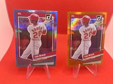 2023 Donruss Baseball Lou Brock Carolina Blue SP￼+Holo Orange Base SP HOF 🔥