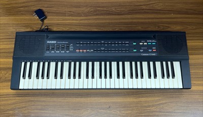 Casio Casiotone CT-640 Keyboard Midi 465 Sound Tone Bank 61 Key 1988  Tested*