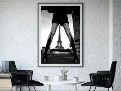 Eiffel Tower Paris Photography Wall Art Poster Premium Quality Choose your Size