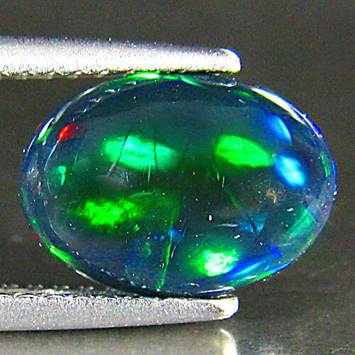 RARE !! OPALE NOIRE ET MULTICOLORE D'ETHIOPIE : 1,86 CARAT ★★ P352.135t